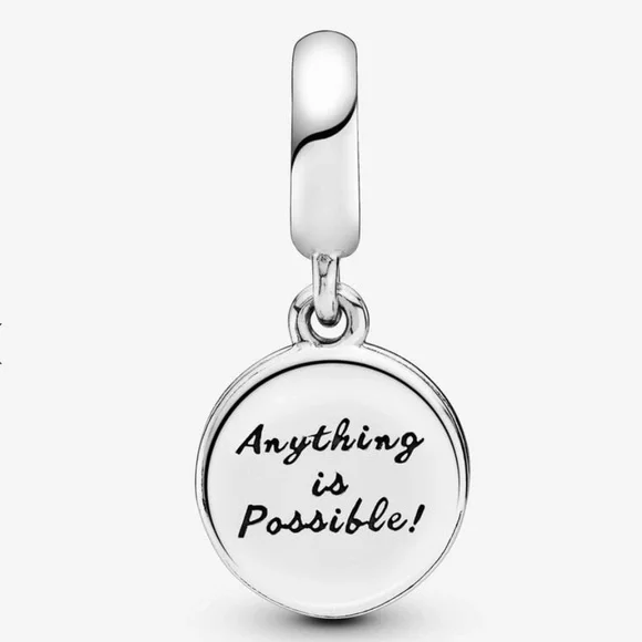 NWOT Lucky Four Leaf Clover Dangle Charm Sterling Silver 925 - Picture 3 of 15